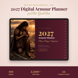 2027 Digital Armour Planner for iPad, cover page