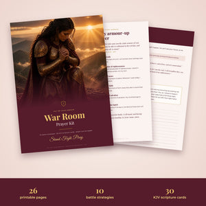 War Room Prayer Kit cover and pages